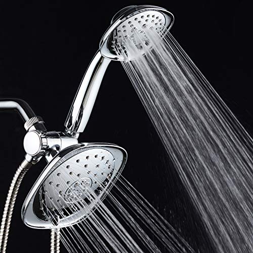 AquaDance Luxury Square High-Pressure Giant 7.3" Rain Shower Head/Handheld Spa Combo. Extra-Long 72" Stainless Steel Hose, 3-way Flow Diverter, All-Chrome Finish. Best Quality from Top American Manufacturer! - Image 3