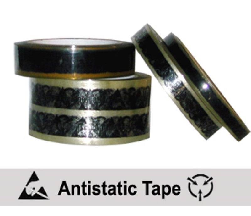 StaticTek Adhesive Grid ESD Tape | EMI Shield Conductive Cellophane Tape with 3 Layers | Full Ground ESD Protection | Anti Static - Static Sensitive Area | Pack of 12 | 1 Inch | 3” Core | TT_CT2406 - Image 2