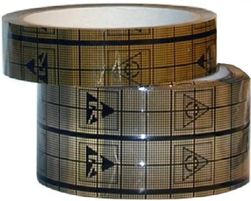 StaticTek Adhesive Grid ESD Tape | EMI Shield Conductive Cellophane Tape with 3 Layers | Full Ground ESD Protection | Anti Static - Static Sensitive Area | Pack of 12 | 1 Inch | 3” Core | TT_CT2406 - Image 1