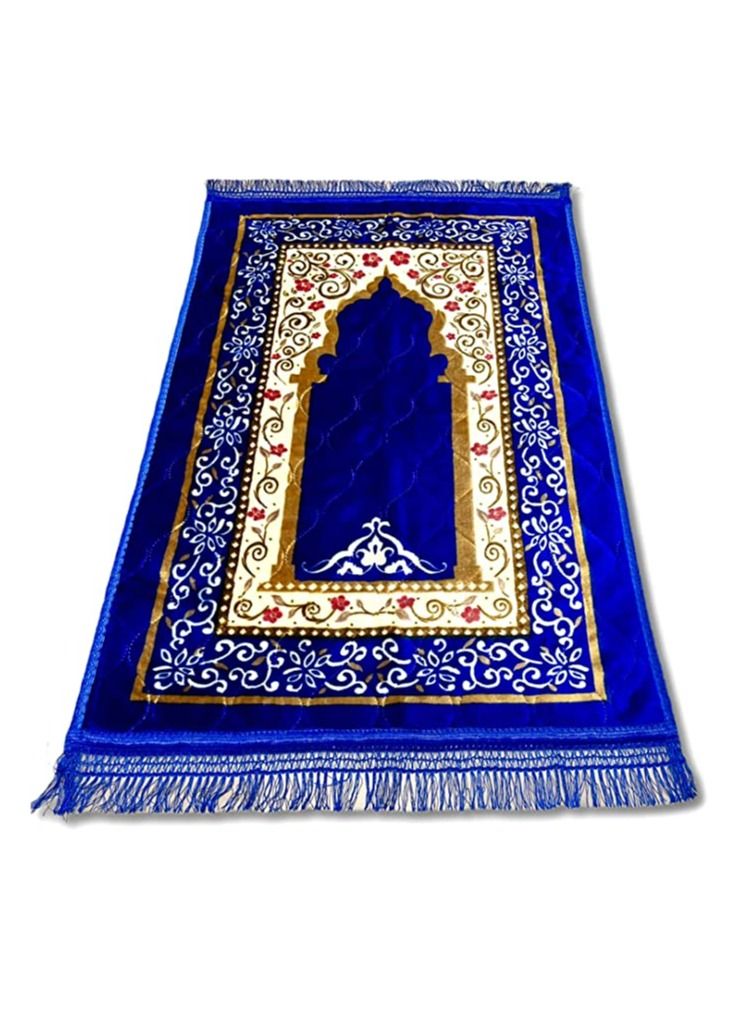 DeloPik Muslim Prayer Mat Rug, Islamic Prayer Mat - Ideal Gift for Ramadan & Special Occasions - Image 2