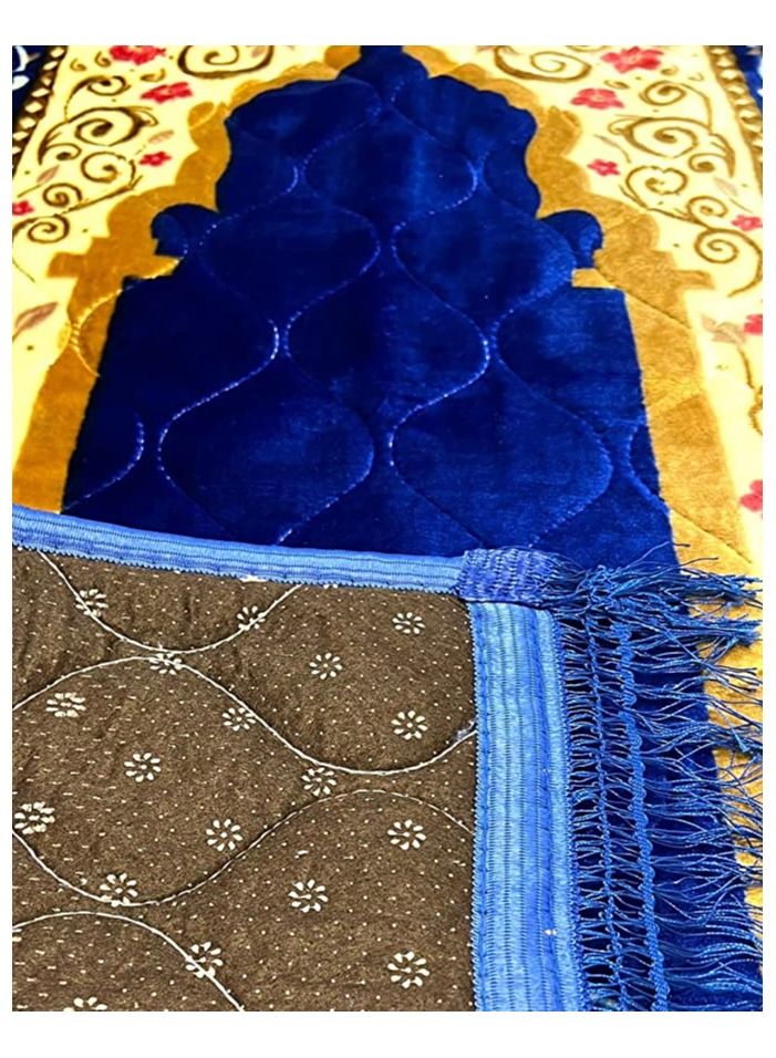 DeloPik Muslim Prayer Mat Rug, Islamic Prayer Mat - Ideal Gift for Ramadan & Special Occasions - Image 3