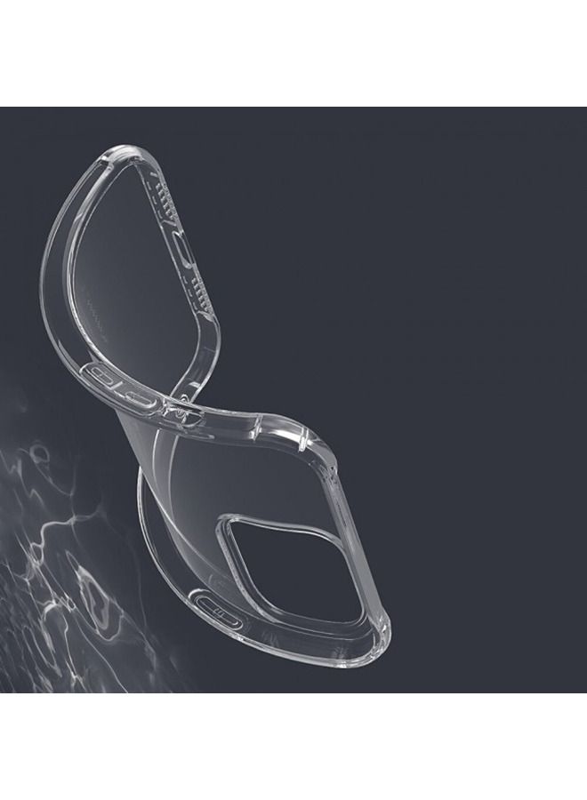 جراب خلفي واقٍ من مادة الغوريلا مصدات مرتفعة من مادة TPU لهاتف آيفون 13 شفاف - Image 3