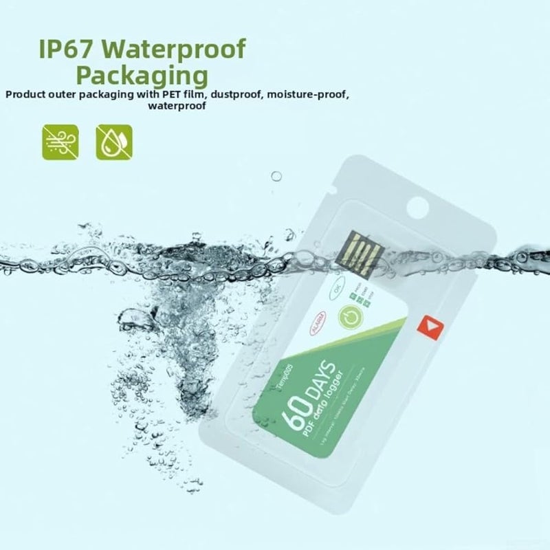 60 Day USB Temperature Data Logger For Warehouse Cold Chain With PDF Report - Image 5