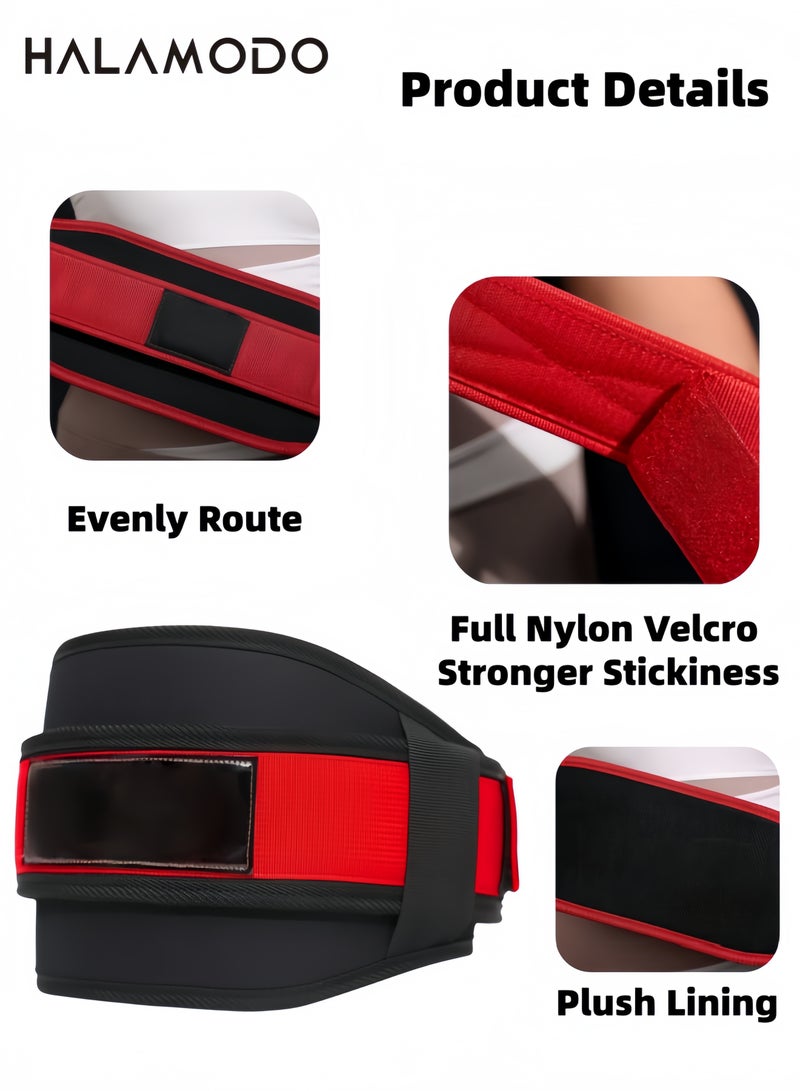 Halamodo Weight Lifting Belt Lifting Belt for Weightlifting Cross-Training Nylon Back Support for Squats Deadlifts Bench Press Gym Workout - Image 3