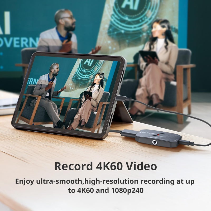 AVerMedia 4K60 HDMI Capture Card for DSLR, Camcorder, Action Camera, Low Latency for Live Streaming & Video Conferencing on OBS, Zoom, Twitch, Compatible with Win11, Mac, iPad - CamStream 4K BU113G2 - Image 4