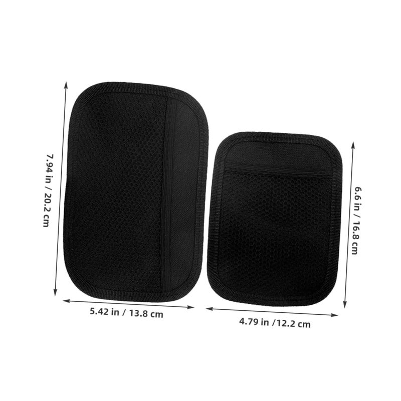 2Pcs Sticky Mesh Storage Pouch Car Seat Organizer for Phone Keys Accessories - Image 3