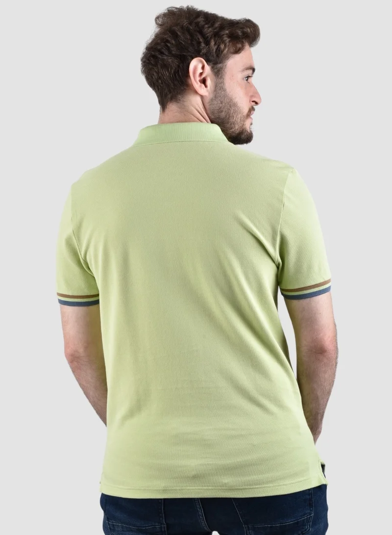 جيوردانو Men's Performance Polo - Green