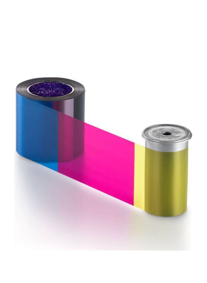 DATACARD Entrust  Datacard Sigma 525100-004-S100 YMCKT Color Ribbon (500 Images single side / 250 Images dual side) - Image 1