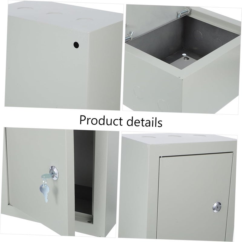 صندوق تقاطع كهربائي خارجي ثقيل مقاوم للعوامل الجوية، غلاف مقاوم للغبار، من الفولاذ المدلفن البارد - Image 4