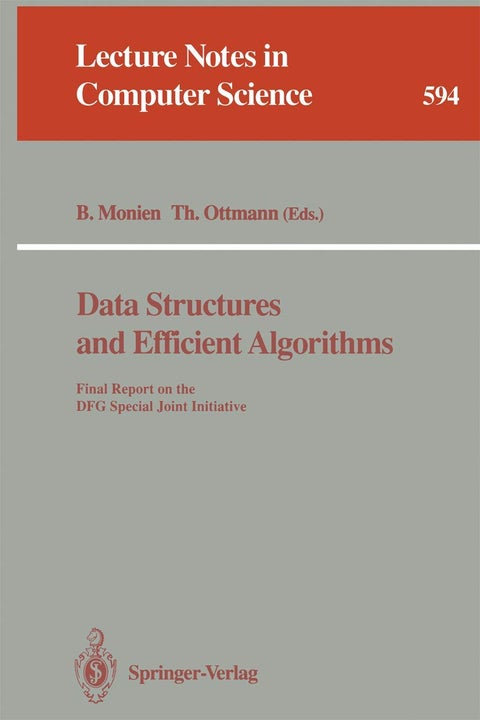 Data Structures and Efficient Algorithms: Final Report on the DFG Special Joint Initiative