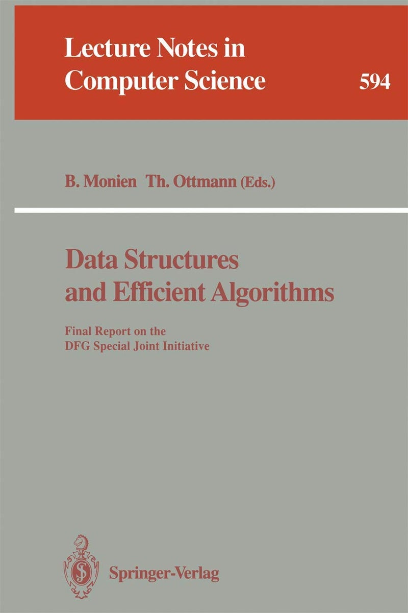 Data Structures and Efficient Algorithms: Final Report on the DFG Special Joint Initiative 
