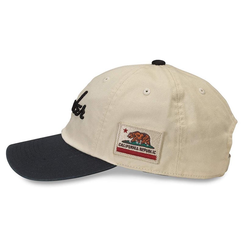 AMERICAN NEEDLE Fender Guitar Baseball Dad Buckle Strap Hat (FEND-1907A-IVBK) - Image 2