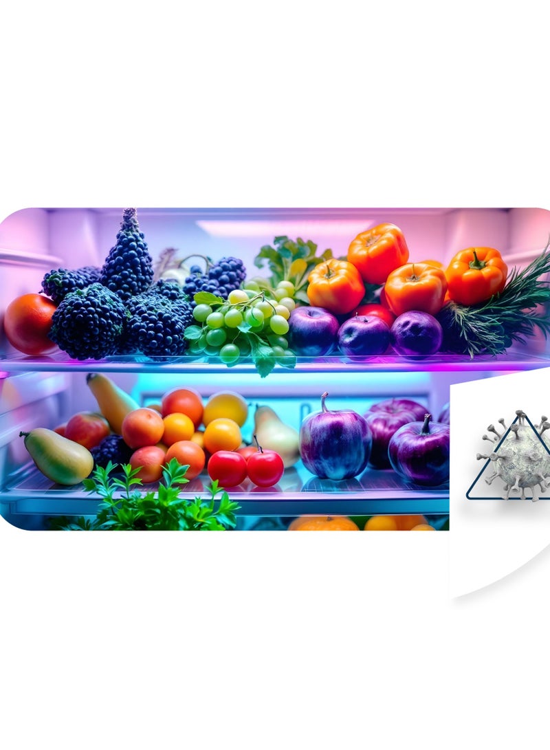 Unionaire Combi 500 No Frost Refrigerator, Black, Digital Glass, 370 Liters Net - Image 5