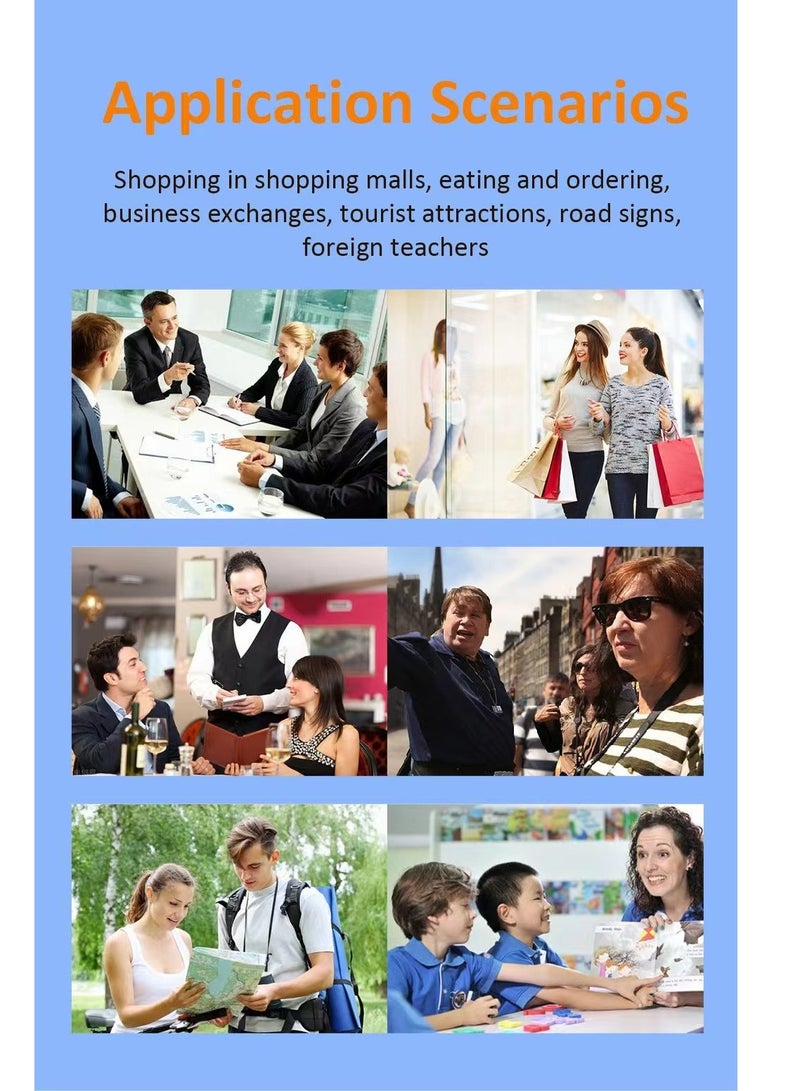 AI Language Translator and Electronic Dictionary, Real Time Voice Translation in 134 Languages, Including Arabic, Supports Instant Offline, WiFi Translation, Equipped with Scanning Reading Function