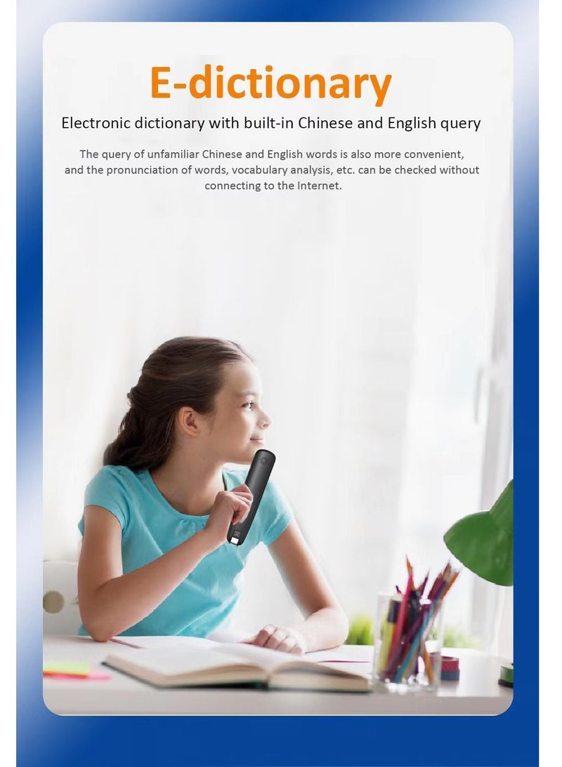 AI Language Translator and Electronic Dictionary, Real Time Voice Translation in 134 Languages, Including Arabic, Supports Instant Offline, WiFi Translation, Equipped with Scanning Reading Function