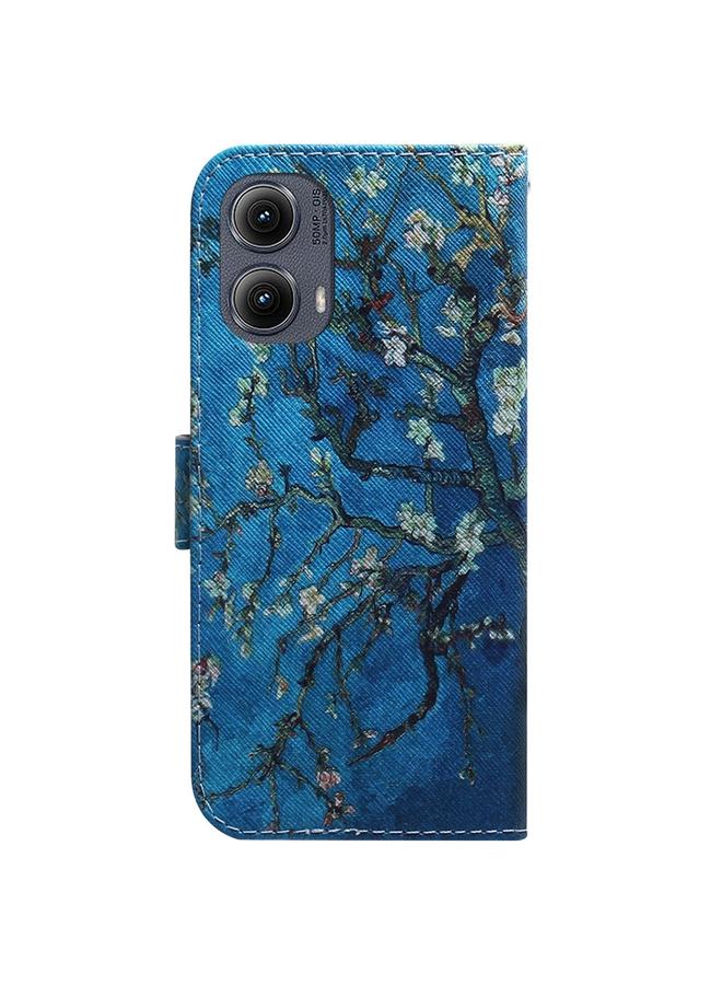 S-TOP Case For Motorola Edge 2024 Coloured Drawing Flip Leather Phone Case - Image 3