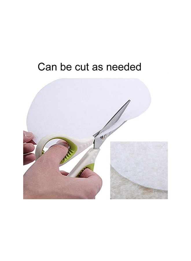 S-TOP 36 Sheets Kitchen Food Oil Absorption Paper Food Oil Blotting Paper Baking Papers Oil-absorption Food Grade Health Oil Filter Paper Kitchen Oil Blotting Sheets Round 7.87" - Image 2
