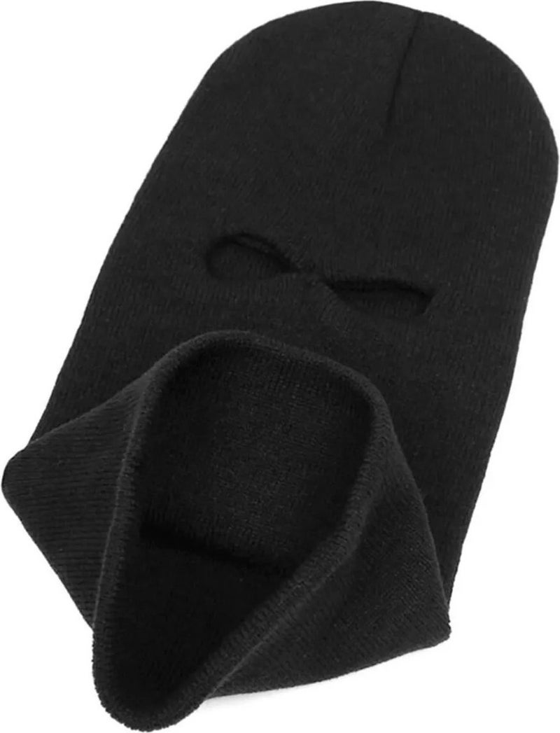 Belifanti Collection Knitted Knitwear Unisex Black Snow Mask Color Black  - Image 3