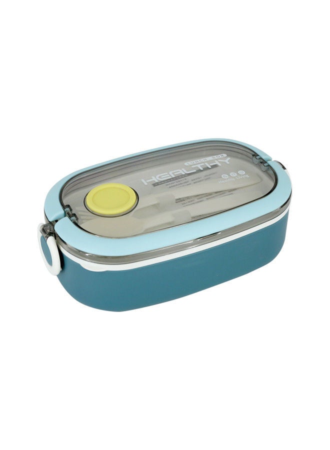 Leak Proof Reusable Lunch Box  With Cutlerys-Adult kids lunch box -1pc-Assorted - Image 1