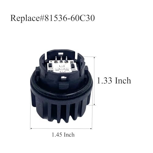 Ulifebet 1 Pcs Rear LED Tail Light Module Combination Assembly Compatible with Toyota Land Cruiser Prado 2017-2022 Replace 81536-60C30 - Image 2