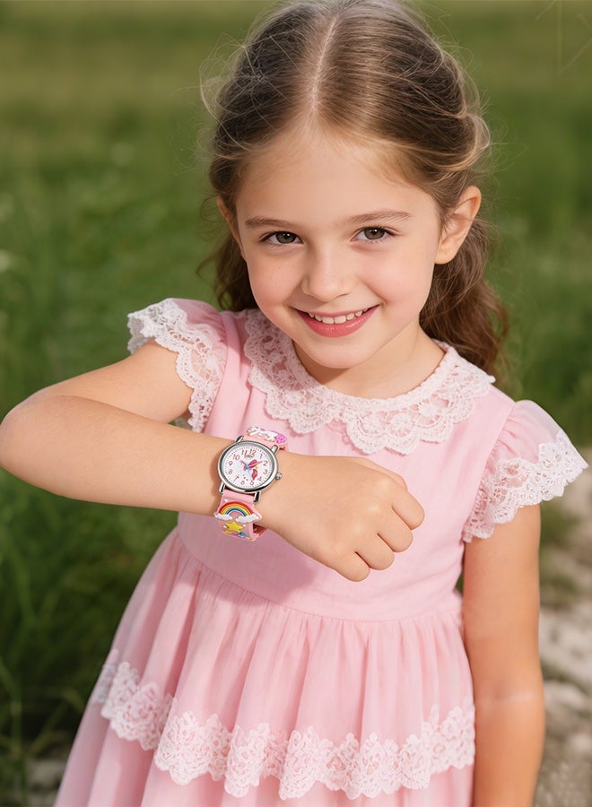 Girls Watch Kids Gift Toddler Watches for Kids, 3D Cartoon Waterproof Toddler Watch Age, 3-8, Learning Toys for Girls & Boys, Birthday Gifts for 4-12 Year Olds - Image 5