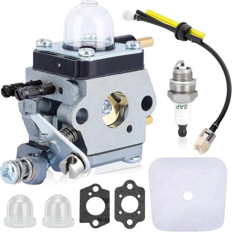 Hipa C1U-K54A Carburetor for Mantis Tiller 7225 7222M 7222 7222E 7210 7924 7920 7228 7230 7234 7921 7240 7925 Cultivator C1U-K82 Rebuild Kit - Image 1