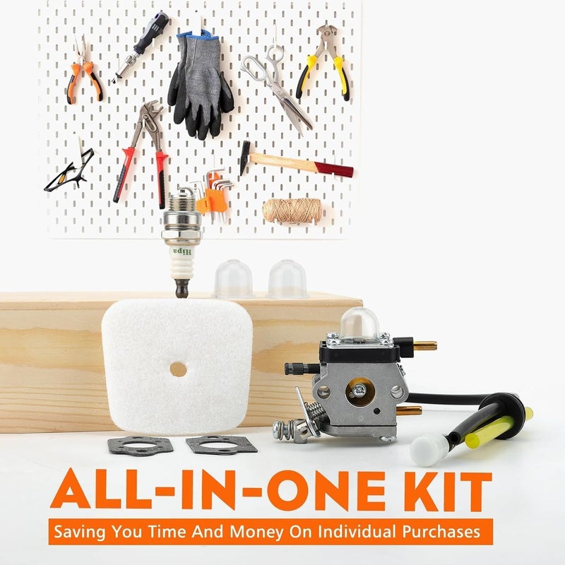 Hipa C1U-K54A Carburetor for Mantis Tiller 7225 7222M 7222 7222E 7210 7924 7920 7228 7230 7234 7921 7240 7925 Cultivator C1U-K82 Rebuild Kit - Image 3