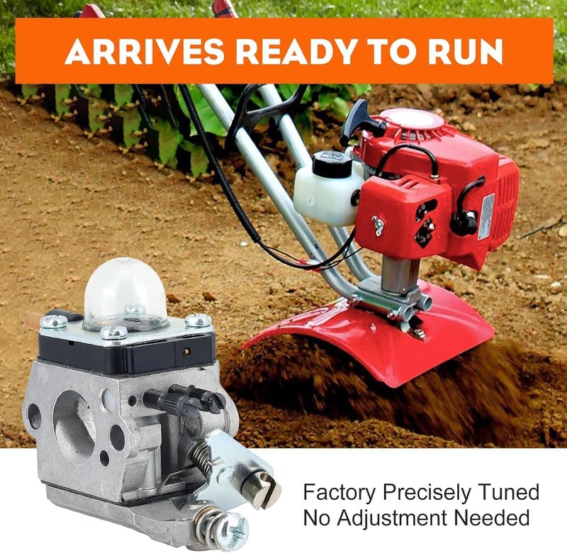 Hipa C1U-K54A Carburetor for Mantis Tiller 7225 7222M 7222 7222E 7210 7924 7920 7228 7230 7234 7921 7240 7925 Cultivator C1U-K82 Rebuild Kit - Image 5