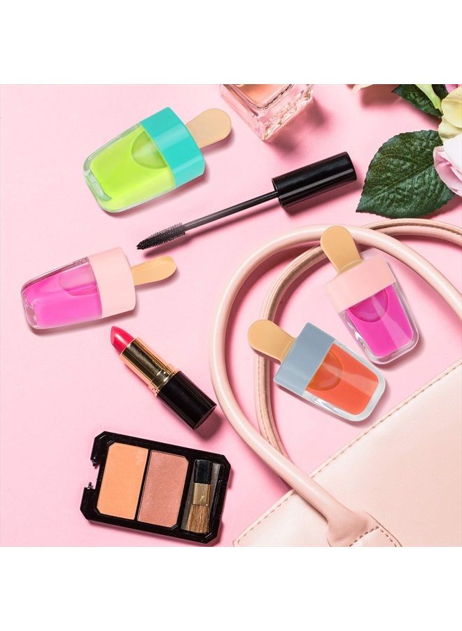 RONRONS 15 Pack Pink Ice-cream Shaped Empty Lip Gloss Tube Lip Balm Container DIY Cosmetic Sample Bottle - Image 2