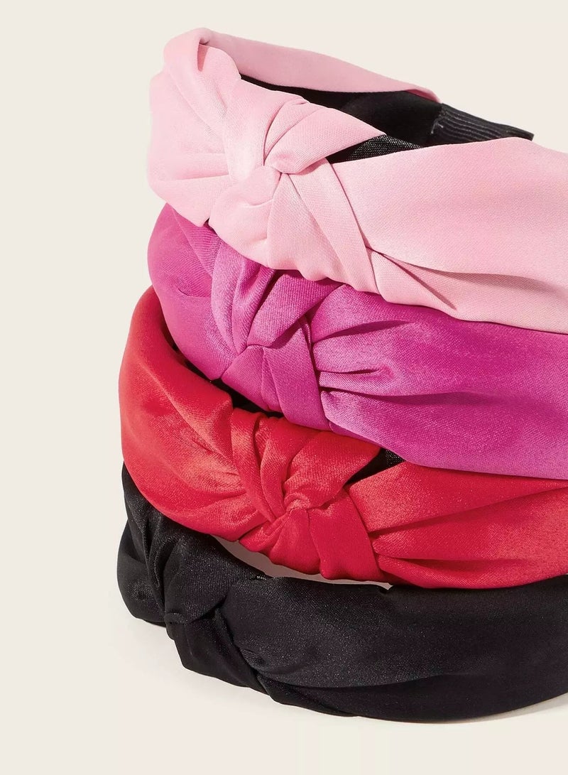 4pcs Toddler Girls Knot Design Hair Hoop  - Image 3
