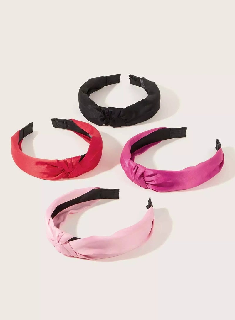 4pcs Toddler Girls Knot Design Hair Hoop  - Image 2