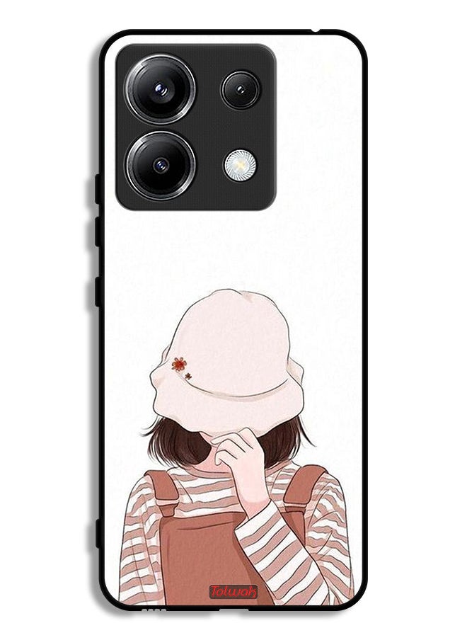Tolwak Xiaomi Redmi Note 13 Pro 5G Protective Case Cover Hide Face By Hat  - Image 1