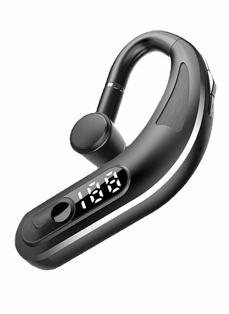 Excefore - Wireless Headset Single Ear Bluetooth 5.2 Headset with Noise Canceling Mic Hands Free Cell Phones Earpiece Waterproof Bluetooth Headphones for iPhone Android Business Office Running Driving - Image 1
