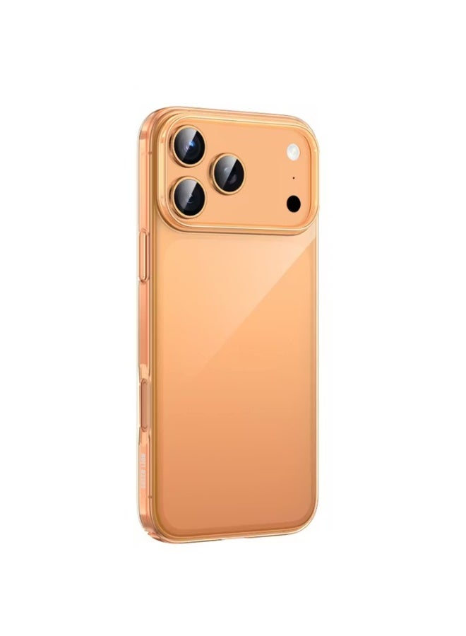 GREEN LION iPhone 17 Pro max Delgado PC Case/ Waterproof/ Strong and handy/ lightweight /Anti Fingerprint/ HD Clarity - Orange - Image 1