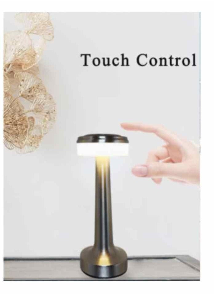 Generic - Table Lamps LED Table Lamp Cordless Rechargeable Battery LED Table Lamp for Hotel/restaurant/Home/Reading，Retro Western Restaurant Cafe Outdoor Desk Lamp Desk Lamps - Image 1