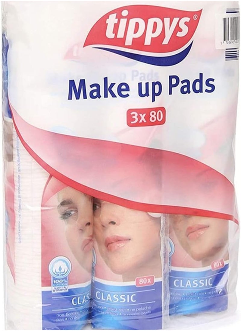 Tippys - Cotton Make Up Pads Duo-Soft/pack of 3 - Image 1