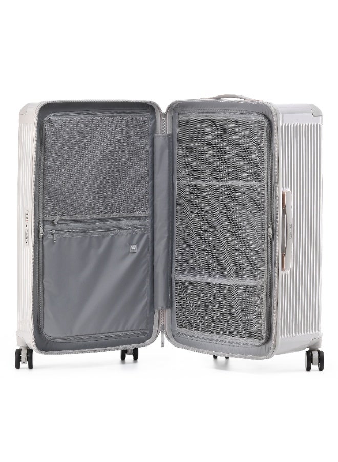 LIGHTGO 7672 Beige large size suitcase PC Suitcase Trunk case check in luggage 30 inch with TSA travel case YKK zipper - Image 2