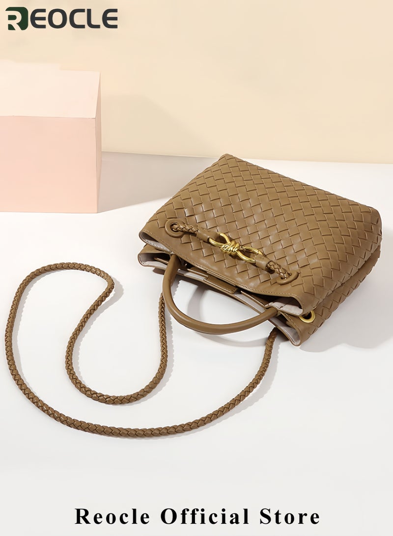 ريوكل حقائب هوبو للنساء حقيبة توت محبوكة حقيبة كتف محبوكة حقائب محبوكة عصرية حقيبة كروس بودي بمقبض كتف قابل للتعديل - Image 2