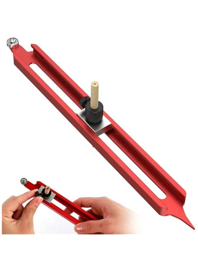 Generic Upgrade your woodworking with this precise contour scribe tool for accurate profile scribing. Crafted from durable aluminum alloy, this adjustable pencil holder allows for precise measurements on ti  - Image 1
