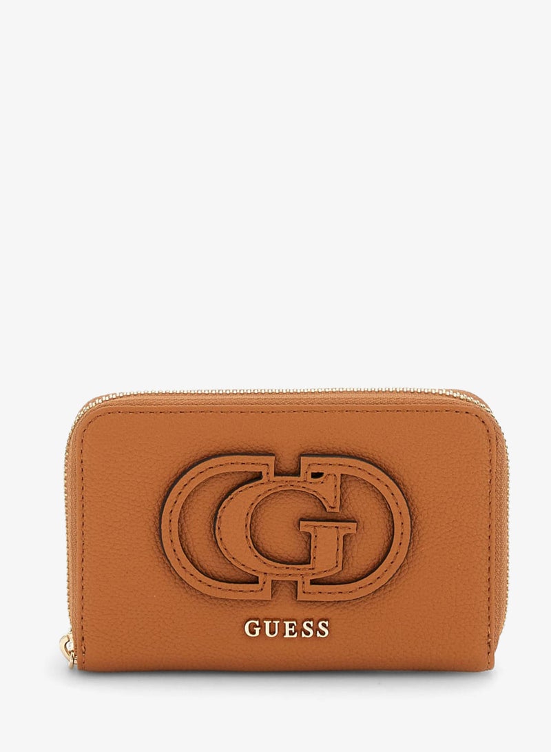 GUESS Calebra Medium Zip Around Bi-Fold Wallet - Image 1