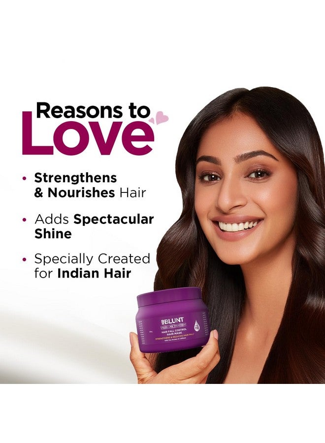 بي بلانت قناع الشعر للتحكم في تساقط الشعر مع بروتين البازلاء والكافيين لشعر أقوى - 250 جرام | يقلل من تساقط الشعر | يقوي الشعر | غني بمنشط اللمعان - Image 4