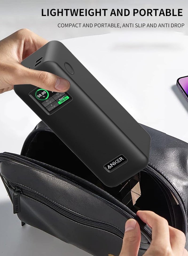 Case for Anker Prime Power Bank 27650mAh 250W,Soft Skin Silicone Case Cove，Full Protective Case for Anker Prime Power Bank 250W-Black  - Image 5
