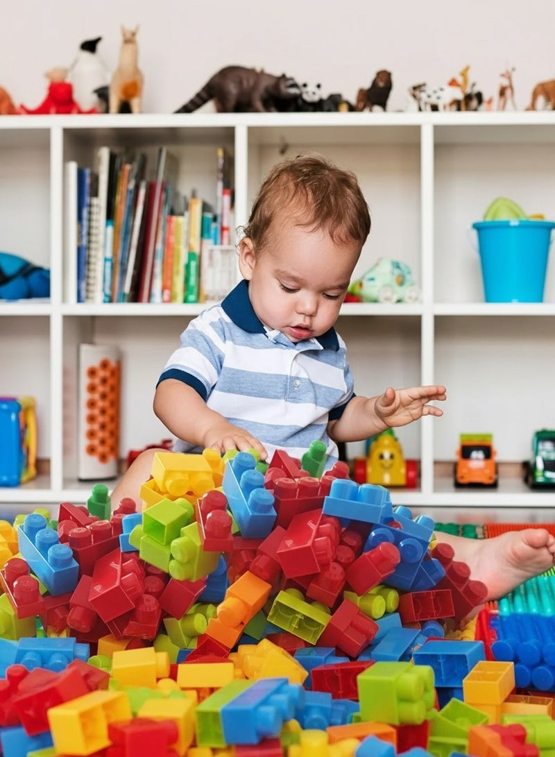 HY Toys Building Blocks 88 Pieces large Big jumbo Mega Bricks construction educational Assemble Bricks,And 1 Storage Bag, Toy Gift Set For Ages 1 And Up - Image 5