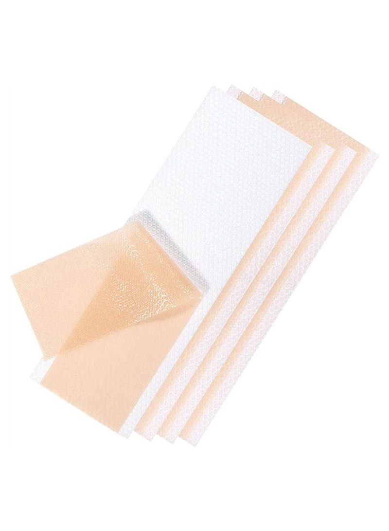 SYOSI Silicone Scar Sheets, Strips, Tape, Keloid, C-Section, Surgical-Scars Removal Treatment for Women and Men, Soften Flattens Burns Remover Reusable Sheet Resulting Fast (Pack of 4 Pcs) - Image 1