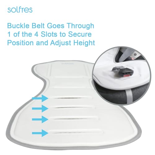 Solfres Hydro Gel Car Seat Cooler Mat for Baby. No Refrigeration Needed. Carseat and Stroller Cooling Pad Cushion Liner with Breathable 3D Mesh Anti-Slip Back. for Kids Toddlers 12-48 Months - Image 5