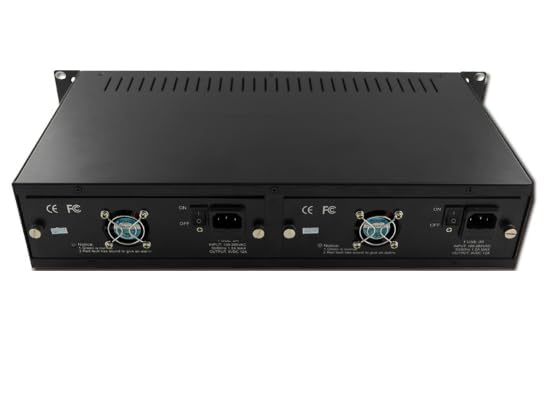 Hanutech 2U 14 Slots 19 inch Rack Mount Chassis, Double Power Supply Fiber Optical Media Converter Chassis, Media Converter Rack Mount - Image 3