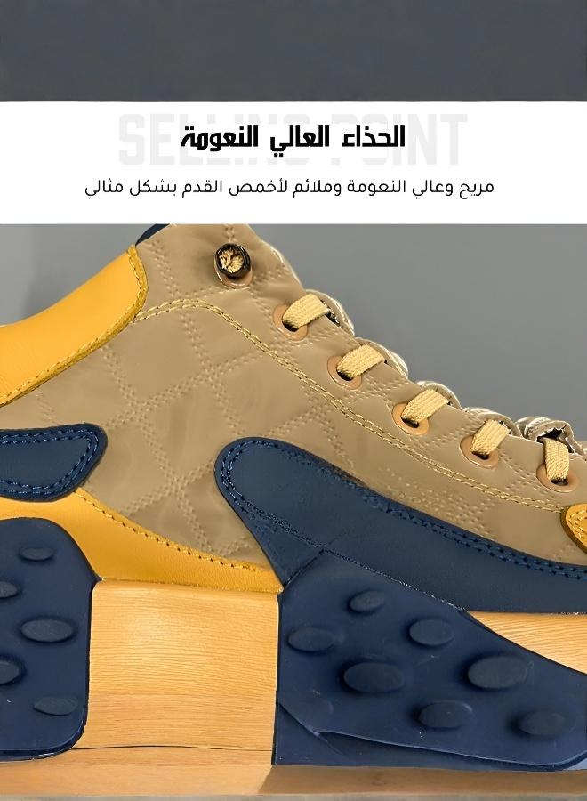 أحذية ربيعية متعددة الوظائف للرجال: أحذية رياضية غير رسمية ذات نعل سميك، مناسبة للسفر والارتداء اليومي - Image 3