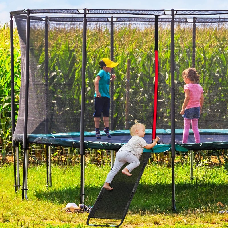 TANOSHII® Trampoline Slide Ladder with Handles - Universal Fit, Strong Tear Resistant Fabric, 20"x60" - Image 4