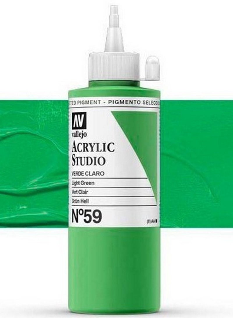 Vallejo Vallejo Acrylic Studio 200 ml Green Light