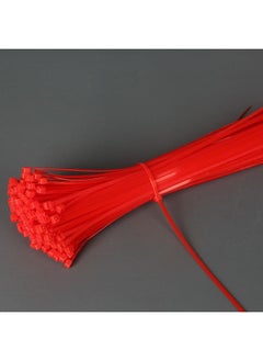 Bluejw 彩色自锁式尼龙扎带塑料捆绑束线带国标轧带理线黄色防疫废料处理  - Image 1